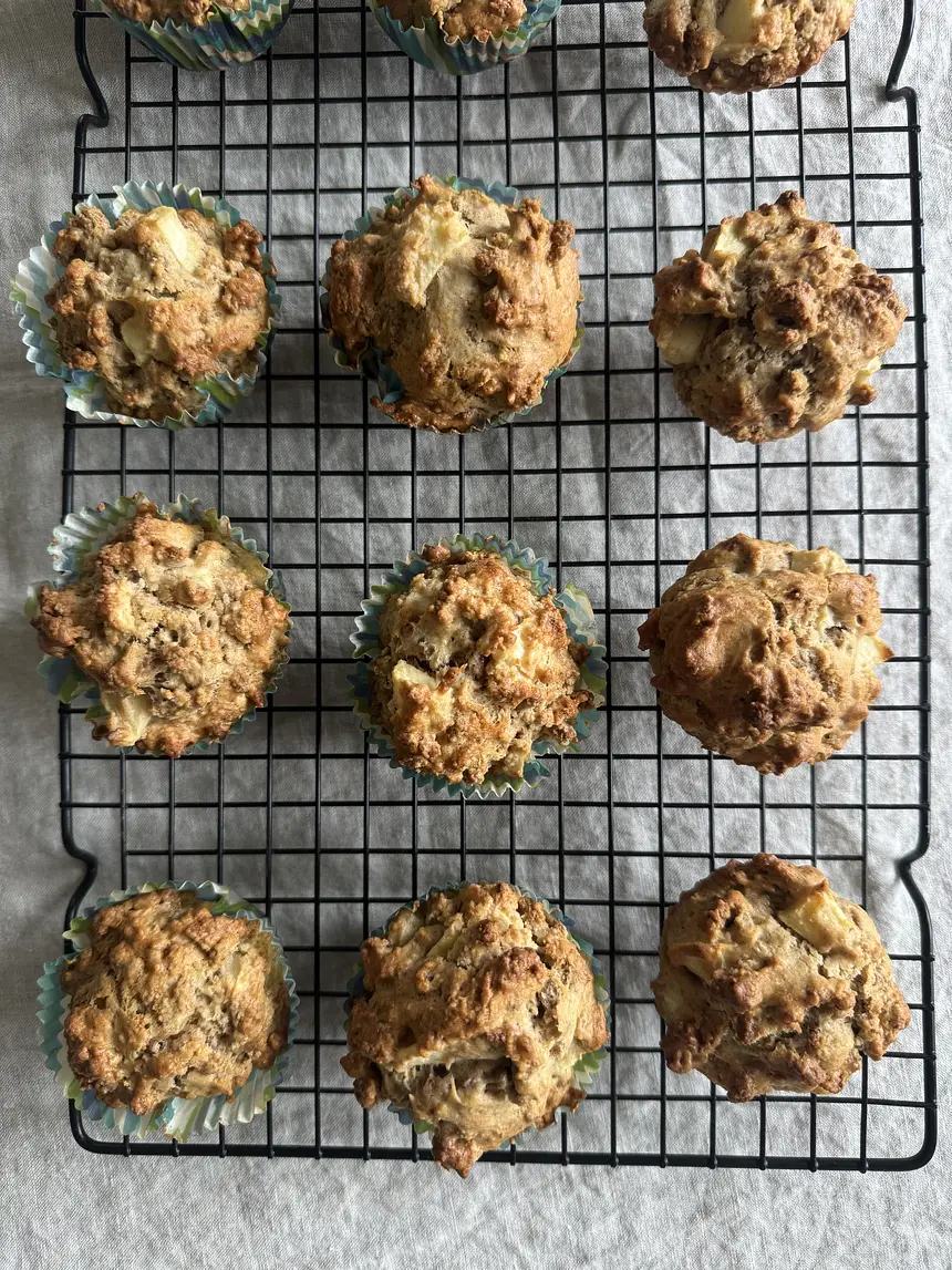 Bran Apple Muffins