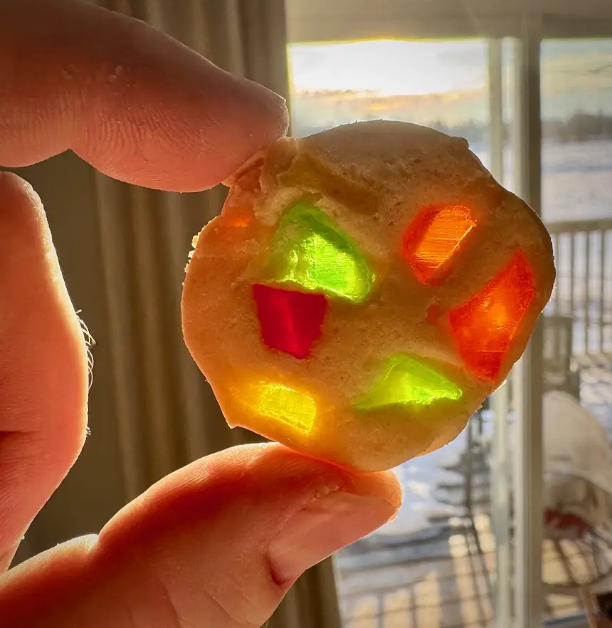 Baked Stained Glass Cookies