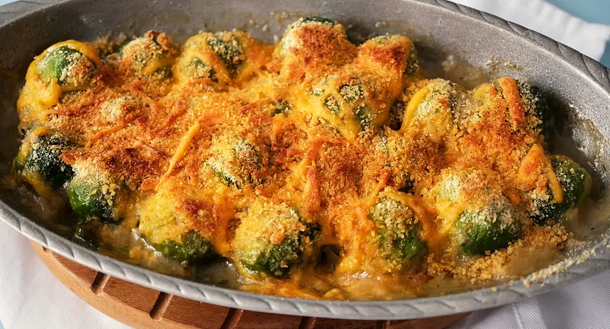 Baked Brussels Sprouts Au Gratin #2