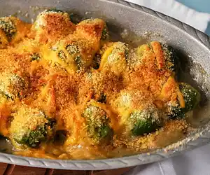 Baked Brussels Sprouts Au Gratin #2