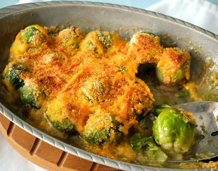 Baked Brussels Sprouts Au Gratin #2
