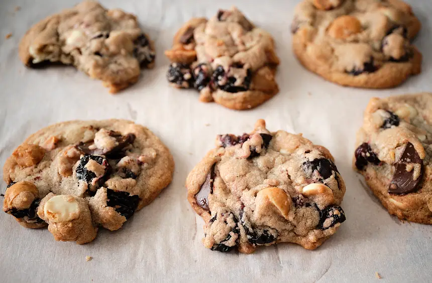 Almost Cherry Garcia Cookies
