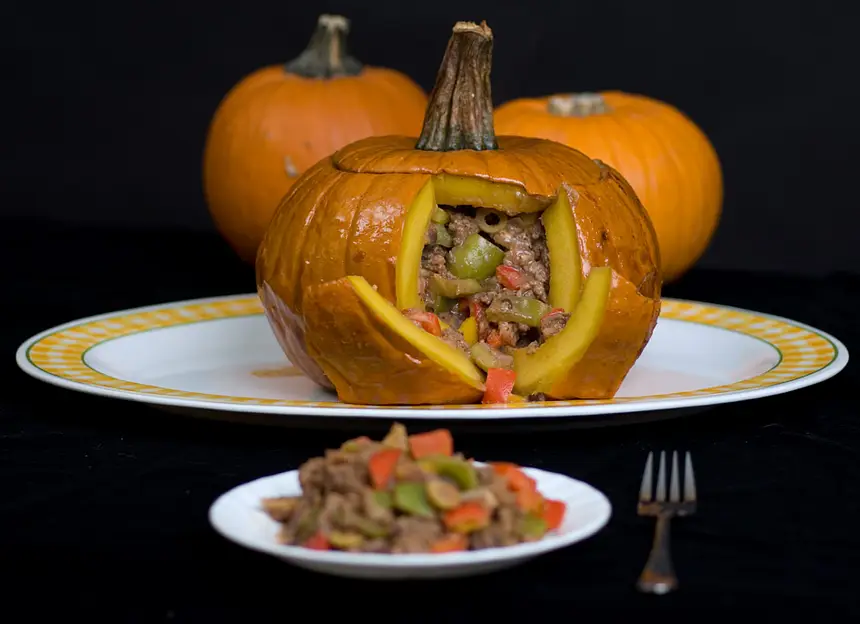 Beef in Costume for Halloween