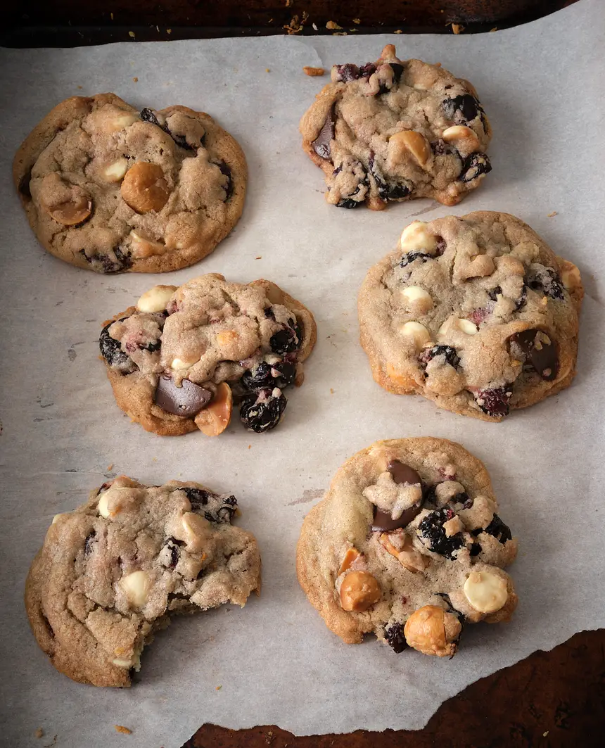 Almost Cherry Garcia Cookies