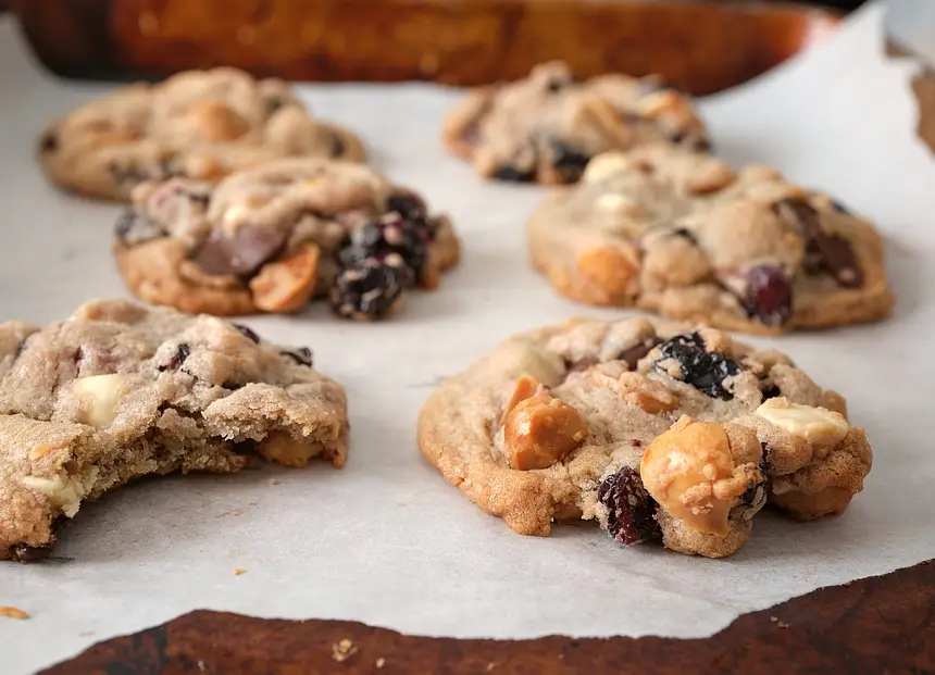 Almost Cherry Garcia Cookies