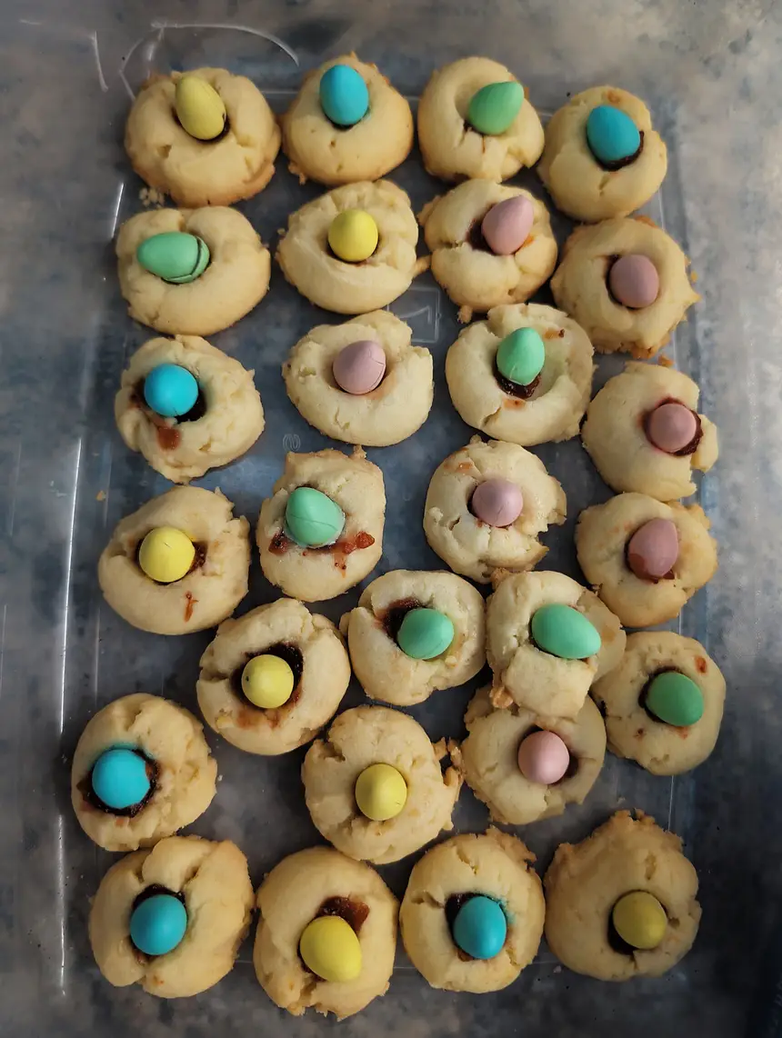 Chocolatey NestEgg Shortbread Cookies