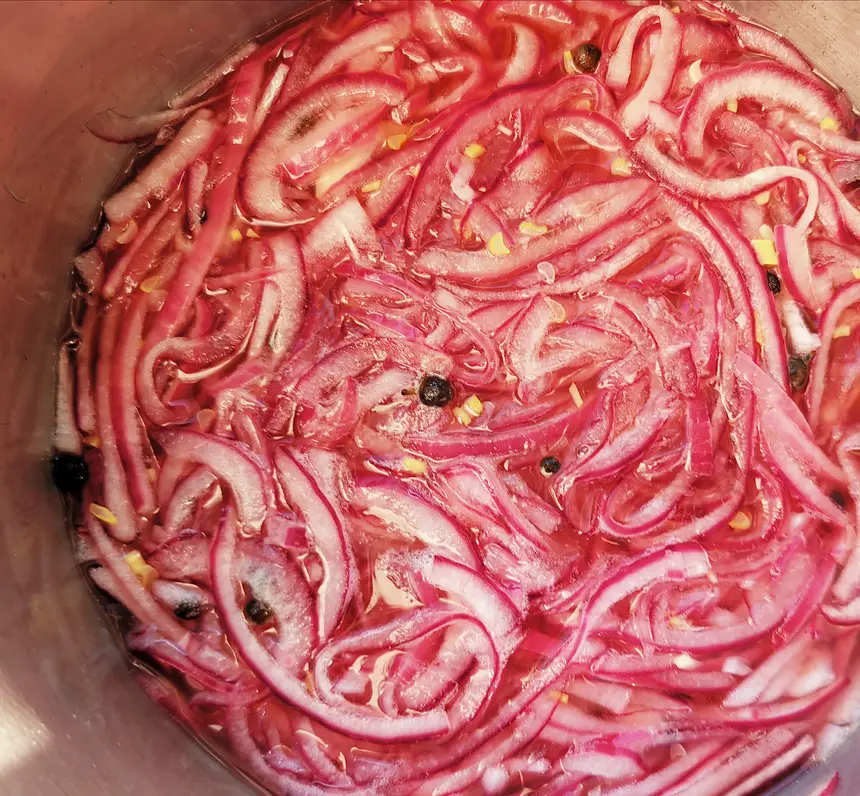 Austrian Quick Pickled Red Onions