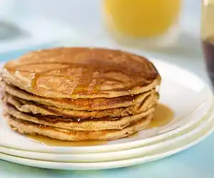 Buttermilk Whole Wheat Pancakes with Orange Zest