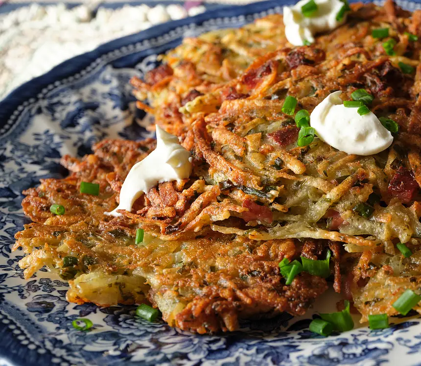 Ham & Potato Pancakes