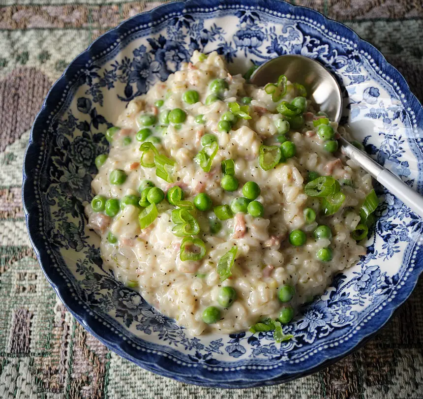 Prosciutto & Green Pea Risotto