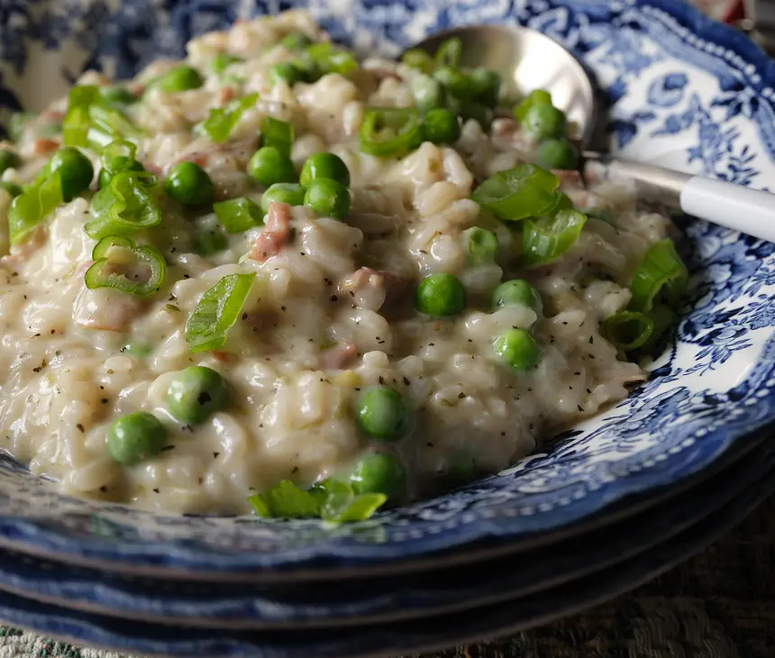 Prosciutto & Green Pea Risotto