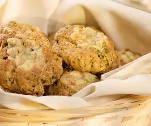 Cheesy Whole Wheat Herb Biscuits