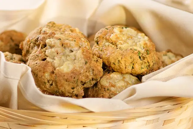 Cheesy Whole Wheat Herb Biscuits