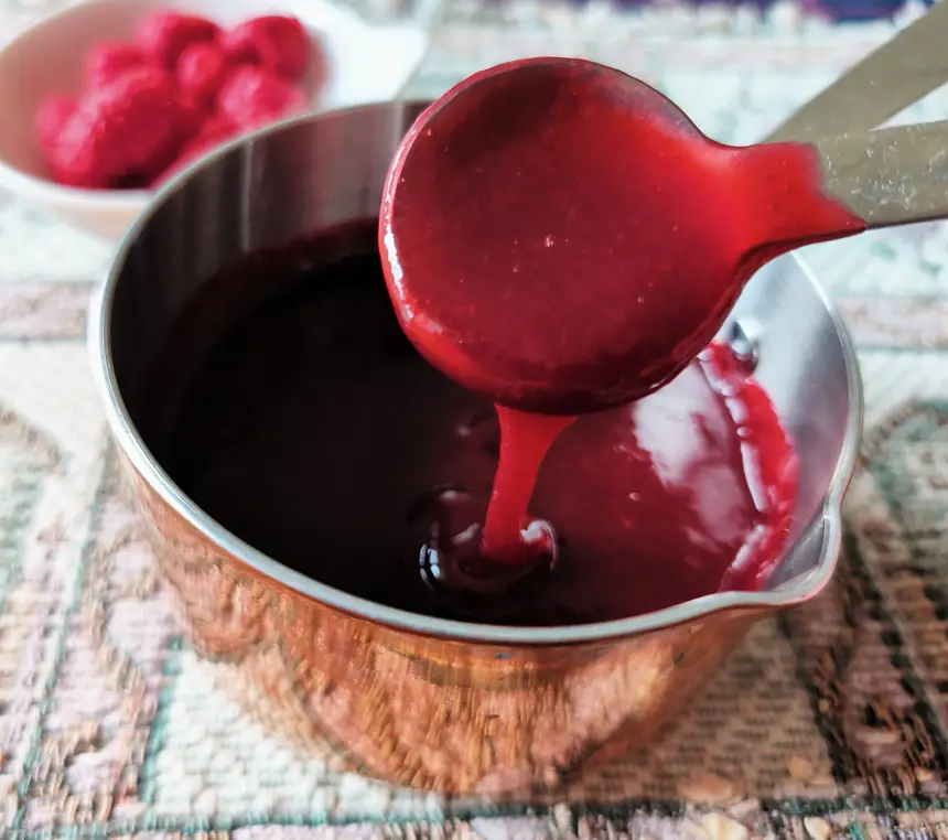 Brandied Raspberry Sauce