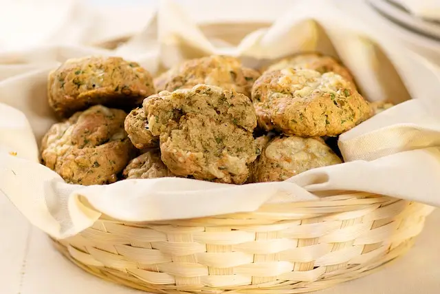 Cheesy Whole Wheat Herb Biscuits