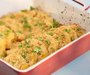 Butternut Squash with Parmesan Gratin