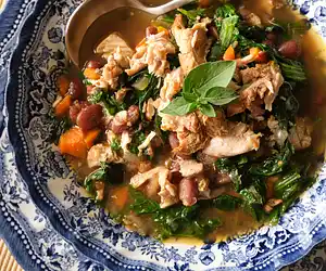 Escarole, Beans & Pork Ribs Soup