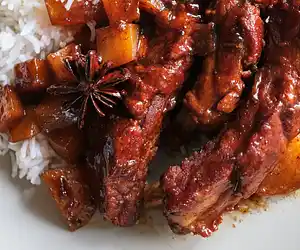 Chinese Braised Pork Spareribs with Potatoes