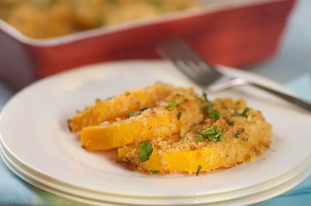 Butternut Squash with Parmesan Gratin