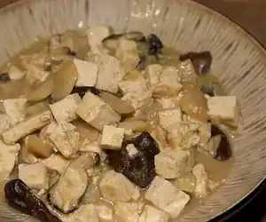 Chinese Braised Mushrooms & Tofu