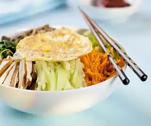 Korean Soba Noodles with Vegetables