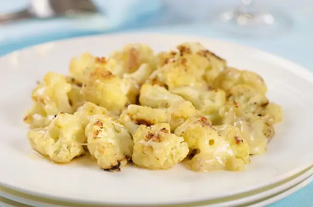 Roasted Cauliflower with Asiago/Parmesan & Orange Zest