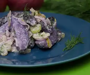 Purple Potato Salad