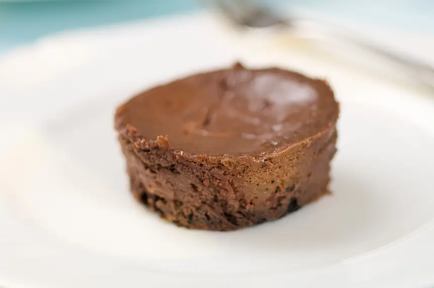 Crustless Chocolate Mini Cheesecakes