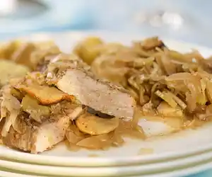 Amazing Baked German Pork Chops