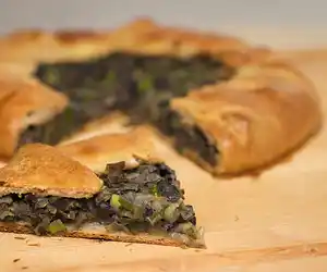 Mushroom & Leek Gallette