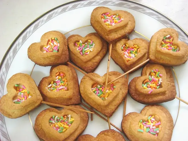 Homemade Heart  shaped Cookies