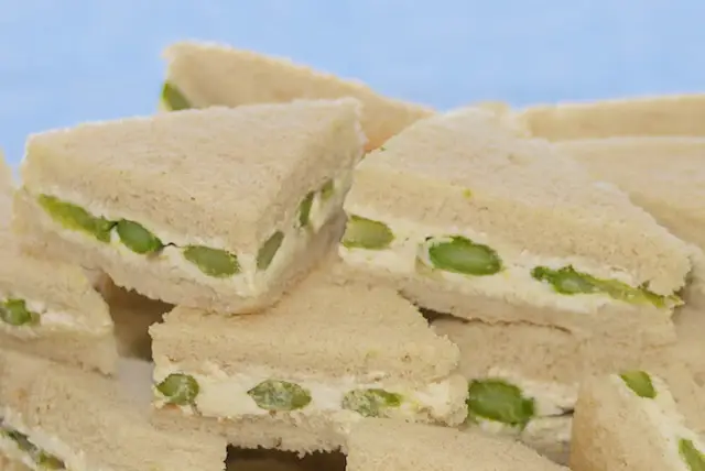Asparagus Cheese Party Sandwiches