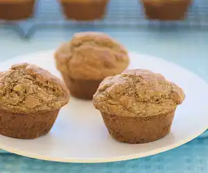 Banana & Oat Bran Muffins