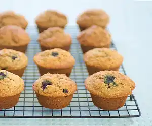Buttermilk Bran & Blueberry Muffins