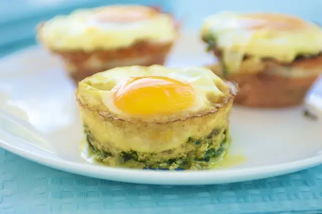 Baked Green Eggs 