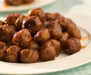 Honey Garlic Glazed Meatballs