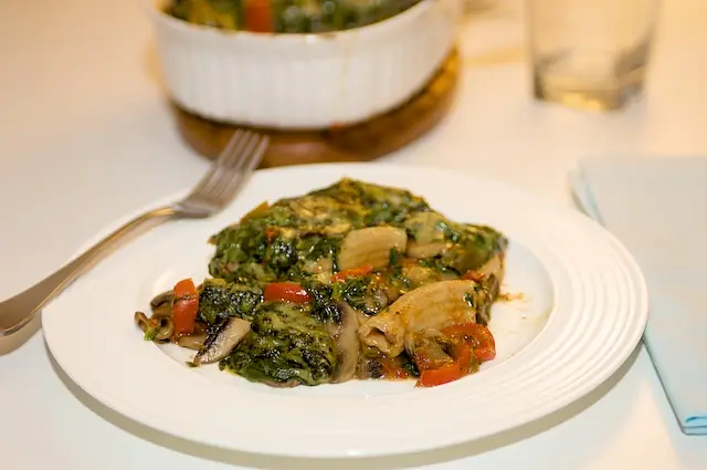 Baked Pasta Florentine