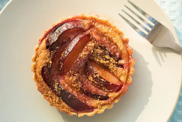 Cinnamon Plum Tart
