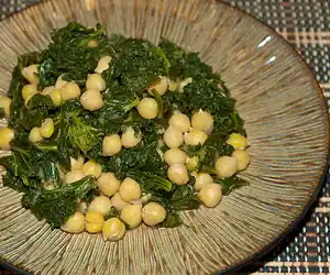 Spiced Kale & Chickpeas