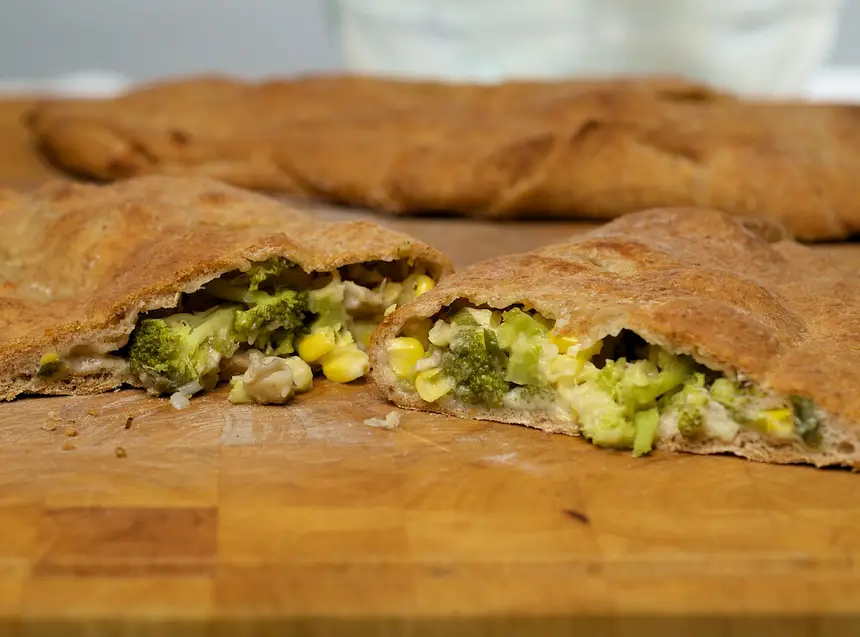 Broccoli & Corn Calzone