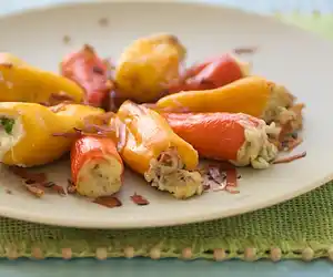 Ricotta Stuffed Sweet Baby Peppers