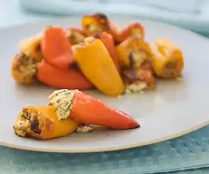 Goat Cheese & Herbs Stuffed Baby Peppers