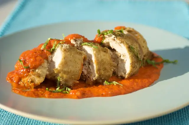 Chicken Stuffed with Goat Cheese