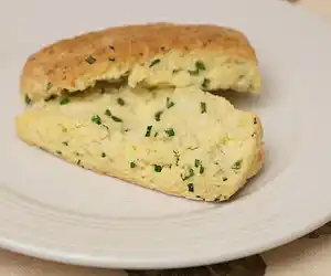 Cheddar Cornmeal Biscuits with Chives