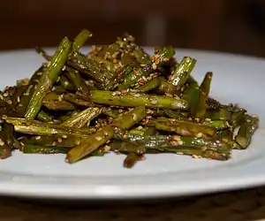 Roasted Sesame Balsamic Asparagus