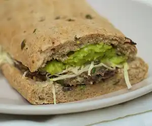 Easy Black Bean & Avocado Sandwich
