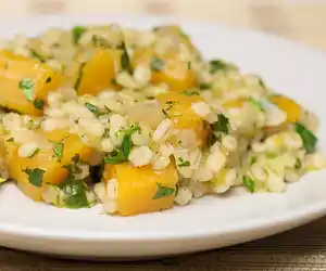Butternut Squash & Pearl Barley Pilaf