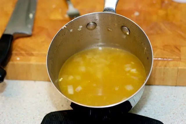And the chicken stock