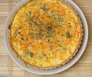 Delicious Carrot & Tarragon Tart