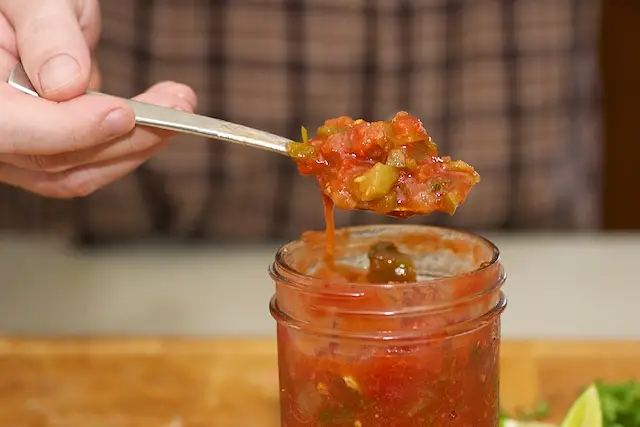 Homemade salsa
